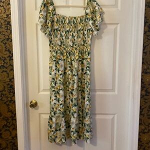 MIDI lemon dress